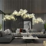 Floral Radiance Ceramic Tree Petal Chandelier Combined - Image 22