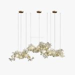 Floral Radiance Ceramic Tree Petal Chandelier Combined - Image 31