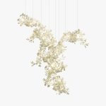 Floral Radiance Ceramic Tree Petal Chandelier Combination - Image 19