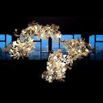Floral Radiance Ceramic Tree Petal Chandelier Combined - Image 2