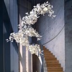Floral Radiance Ceramic Tree Petal Chandelier Combined - Image 11