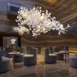 Floral Radiance Ceramic Tree Petal Chandelier Combined - Image 12