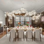 Floral Radiance Ceramic Tree Petal Chandelier Combined - Image 3