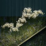 Floral Radiance Ceramic Tree Petal Chandelier Combined - Image 14