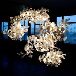 Floral Radiance Ceramic Tree Petal Chandelier Combined - Image 16