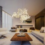 Floral Radiance Ceramic Tree Petal Chandelier Combined - Image 6