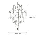 Tassel Elegance Waterfall Chandelier Round - Image 66