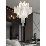 Tassel Elegance Waterfall Chandelier Round - Image 3
