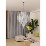 Tassel Elegance Waterfall Chandelier Round - Image 56