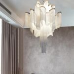 Tassel Elegance Waterfall Chandelier Round - Image 48
