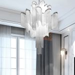 Tassel Elegance Waterfall Chandelier Round - Image 15