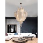 Tassel Elegance Waterfall Chandelier Round - Image 9