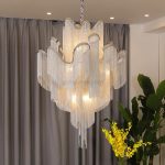 Tassel Elegance Waterfall Chandelier Round - Image 16