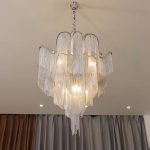 Tassel Elegance Waterfall Chandelier Round - Image 19