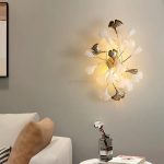 Floral Ceramic Tree Wall Lamp - Image 2