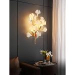 Floral Ceramic Tree Wall Lamp - Image 5