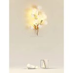 Floral Ceramic Tree Wall Lamp - Image 6