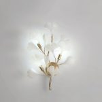 Floral Ceramic Tree Wall Lamp - Image 7