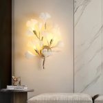 Floral Ceramic Tree Wall Lamp