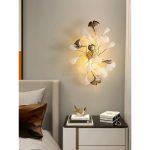 Floral Ceramic Tree Wall Lamp - Image 17