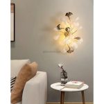 Floral Ceramic Tree Wall Lamp - Image 32