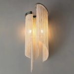 Tassel Elegance Waterfall Wall Lamp