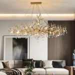 Golden Enchanted Forest Chandelier
