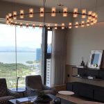 Luminous Ecliptic Circle Chandelier - Image 3