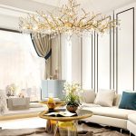 Golden Enchanted Forest Chandelier - Image 16
