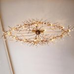 Golden Enchanted Forest Chandelier - Image 27