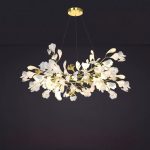 Floral Radiance Ceramic Tree Petal Chandelier (Model S) - Image 12