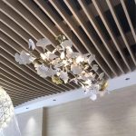 Floral Radiance Ceramic Tree Petal Chandelier (Model S) - Image 9