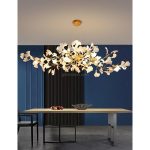 Floral Radiance Ceramic Tree Petal Chandelier (Model S) - Image 5
