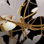 Floral Radiance Ceramic Tree Petal Chandelier (Model S) - Image 17