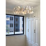 Floral Radiance Ceramic Tree Petal Chandelier (Model R) - Image 5