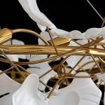 Floral Radiance Ceramic Tree Petal Chandelier (Model R) - Image 16