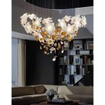 Flying Flowers Fluttering Circular Chandelier - Image 6