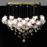 Flying Flowers Fluttering Circular Chandelier - Image 8