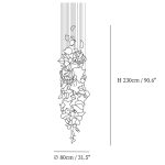 Flying Flowers Fluttering Cascade Chandelier - Image 32