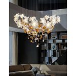 Flying Flowers Fluttering Circular Chandelier - Image 2