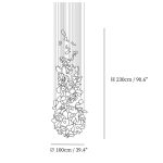 Flying Flowers Fluttering Cascade Chandelier - Image 33