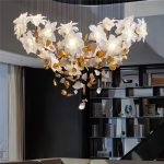 Flying Flowers Fluttering Circular Chandelier - Image 4