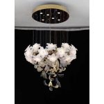 Flying Flowers Fluttering Circular Chandelier - Image 9