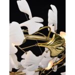 Floral Radiance Ceramic Tree Petal Chandelier Double Vertical - Image 16