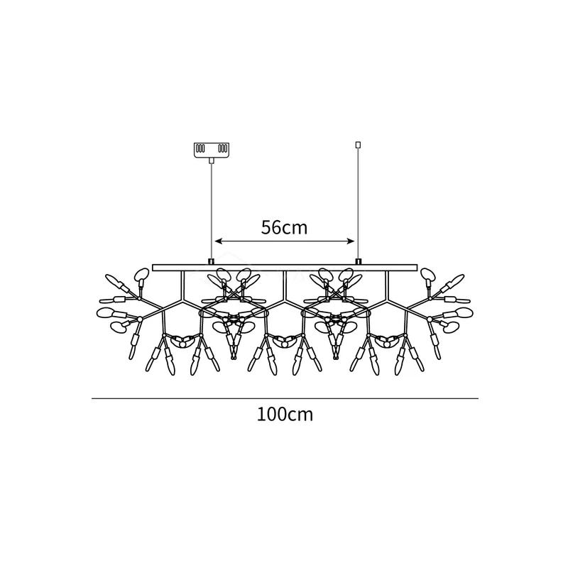Long Style Firefly LED Chandelier - Image 13