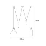 Geometric Shape Art Modern Chandelier - Image 23