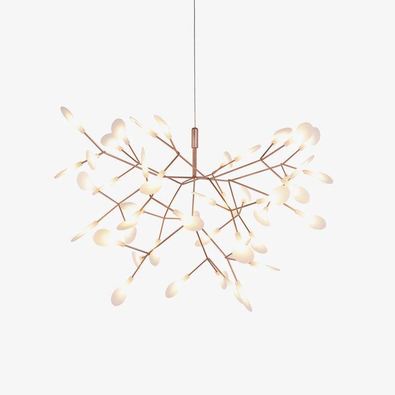 Heracleum_Chandelier_114_d74db0a1-5bcd-4950-bc43-3a49dcec03c1_resized Rose Gold Firefly LED Chandelier - Image 1