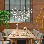 Rose Gold Firefly LED Chandelier - Image 2